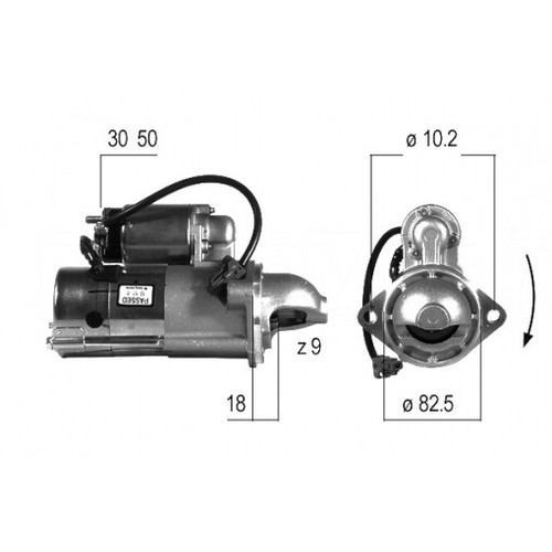 Motor arranque em315q - de,