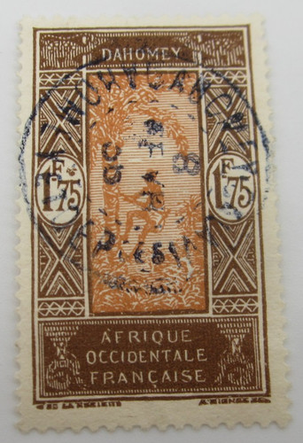 Timbro dahomey - dahomey,