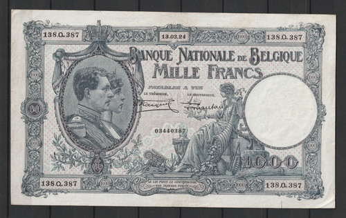 Belgio banconota 1000 - belgio,