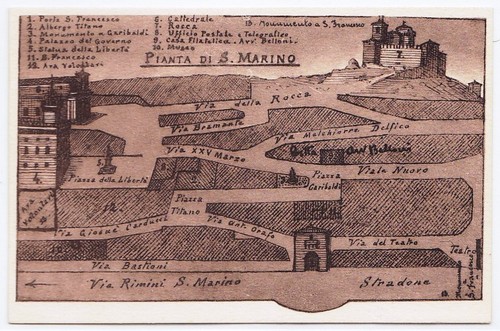 San marino cartoline - marino,