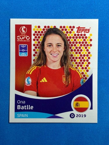 Topps sticker uefa women - sticker, women's